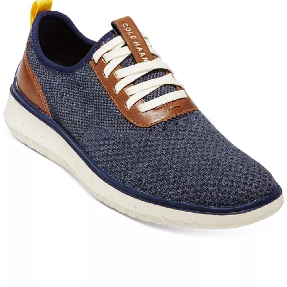 Cole Haan Men's Blue and Brown Sneakers